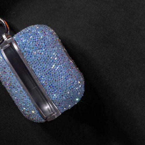 TPU чехол Bling World Rock Diamond для наушников AirPods Pro / Airpods Pro 2