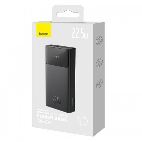 Портативное ЗУ Baseus Star-Lord Digital Display 22.5W 30000 mAh (PPXJ080101)