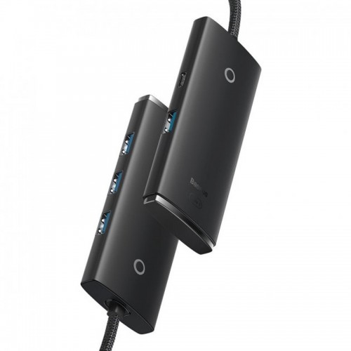 Переходник HUB Baseus Lite Series 4in1 (Type-C to 4xUSB 3.0) 1m (WKQX03)