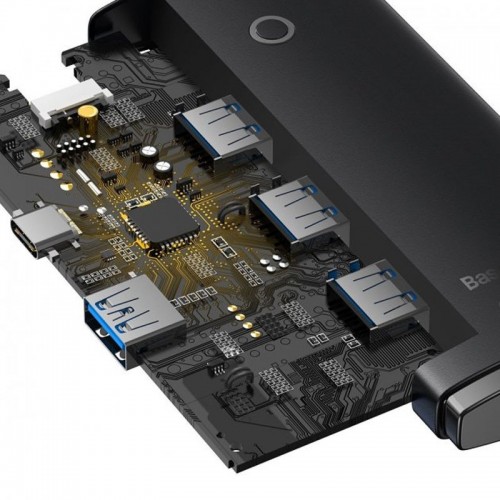 Переходник HUB Baseus Lite Series 4in1 (Type-C to 4xUSB 3.0) 1m (WKQX03)