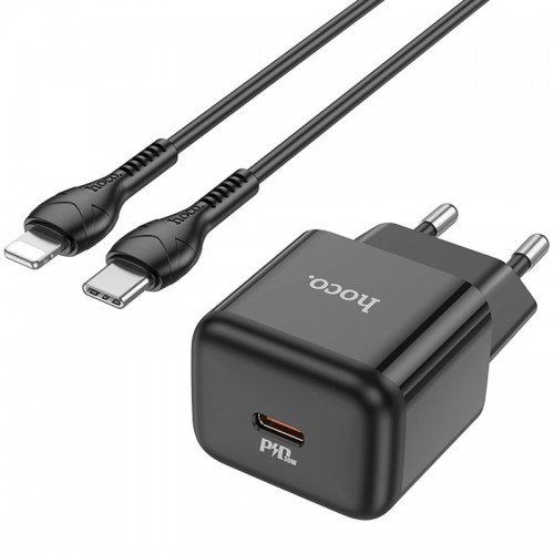 МЗП Hoco N32 Glory PD30W (1USB-C) + кабельType-C to Lightning