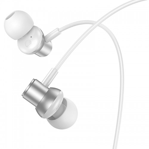 Стерео Наушники Hoco M110 Encourage metal (3.5mm/1.2m)