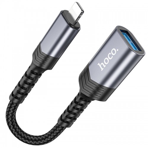 Переходник Hoco UA24 Lightning male to USB female 2.0