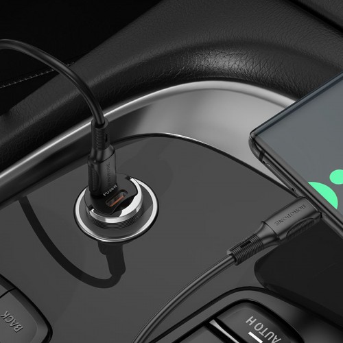 АЗУ Borofone BZ29B Outstanding PD36W (2USB-C) + кабель Type-C to Type-C