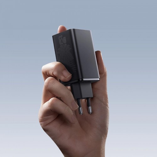 СЗУ Baseus GaN6 Pro OS 65W (2USB-A/2C) + кабель Type-C to Type-C (P10162701)