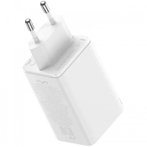 СЗУ Baseus GaN6 Pro OS 65W (2USB-A/2C) + кабель Type-C to Type-C (P10162701)