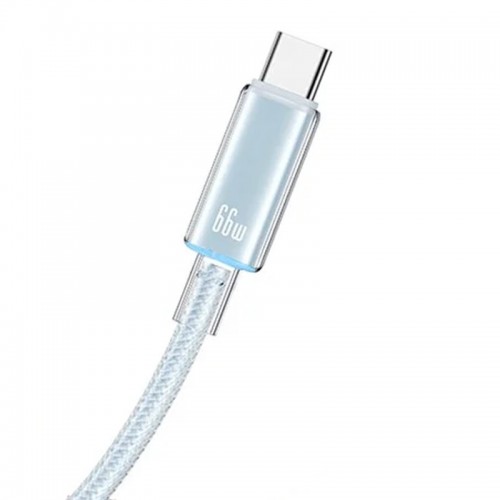 Дата кабель USAMS US-SJ660 Type-C to Type-C PD100W Cloud Series (1.2m)