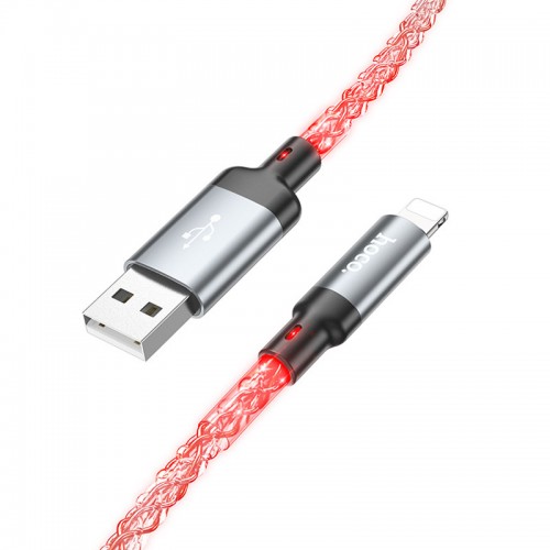 Дата кабель Hoco U112 Shine 2.4A USB to Lightning (1m)