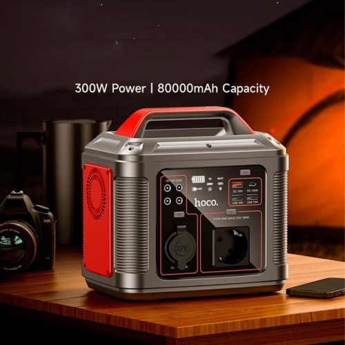 Портативная зарядная станция Hoco DB28 300W 296Wh 80000mAh