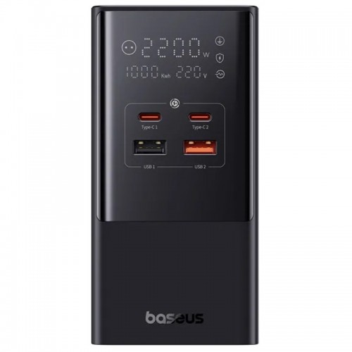 СЗУ Baseus PowerCombo Tower PowerStrip 100W (2USB-A/2C/2Socket) (1.5m) (E00023609113-00)