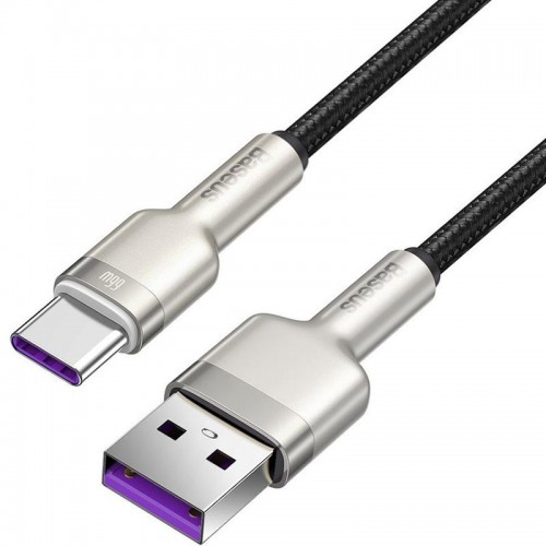Дата кабель Baseus Cafule Metal Data USB to Type-C 66W (2m) (CAKF0002)