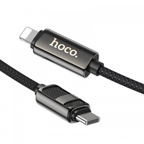 Дата кабель Hoco U137 Line with display Type-C to Lightning 27W (1.2m)