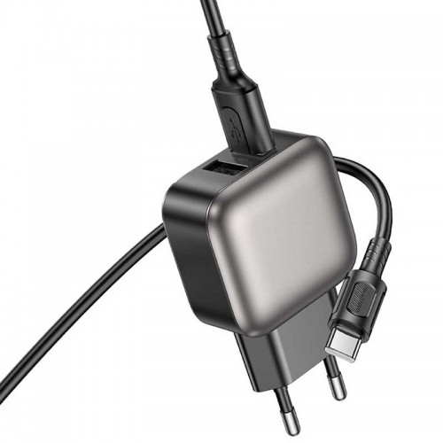 МЗП Borofone BAS51A Absolute 12W (2USB-A) + кабель USB to Type-C
