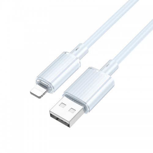 Дата кабель Borofone BX112 Lemon USB to Lightning 2.4A (1m)