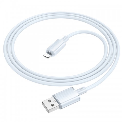 Дата кабель Borofone BX112 Lemon USB to Lightning 2.4A (1m)