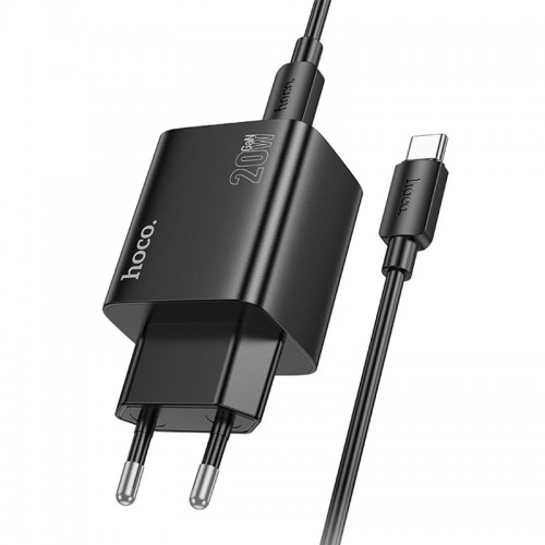 СЗУ Hoco N55 Fundador PD20W four-port (2USB-A/2C) + кабель Type-C to Type-C