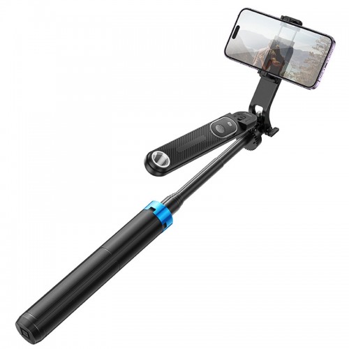 Монопод для селфи Hoco K22 Anti-shake с треногой + съемный BT пульт