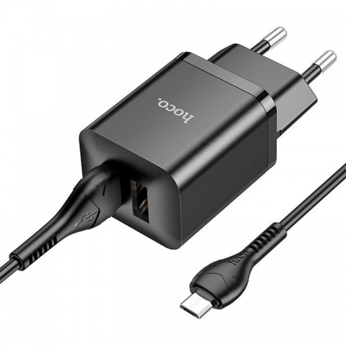 СЗУ Hoco N25 Maker (2USB-A) + USB to MicroUSB