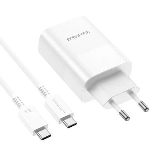 СЗУ Borofone BN10 Sunlight PD65W (1USB-A/1C) + кабель Type-C to Type-C