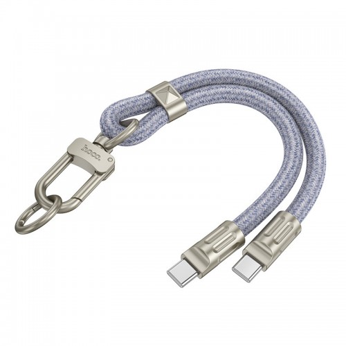 Дата кабель-шнурок Hoco GH5 Elegant Type-C to Type-C (0.21m)