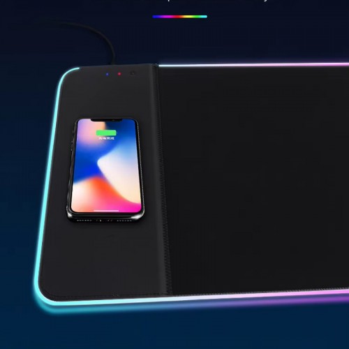 Игровая поверхность (коврик) STAND JD-S60 с БЗУ 15W LED+RGB (800*300*6mm)