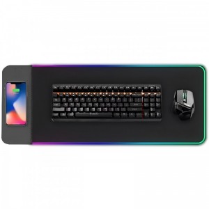 Игровая поверхность (коврик) STAND JD-S8 с БЗУ 15W LED+RGB (780*300*4mm)