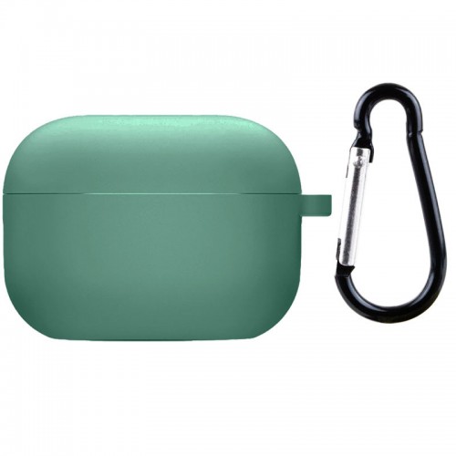 Силиконовый футляр с микрофиброй для наушников Airpods 4