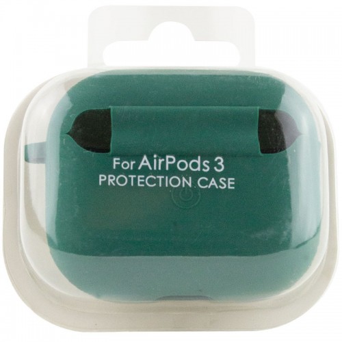 Силиконовый футляр с микрофиброй для наушников Airpods 4
