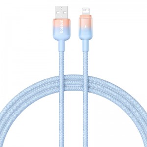 Дата кабель Baseus Discolor Series Fast Charging USB to Lightning 2.4A (1m) (P10374900)