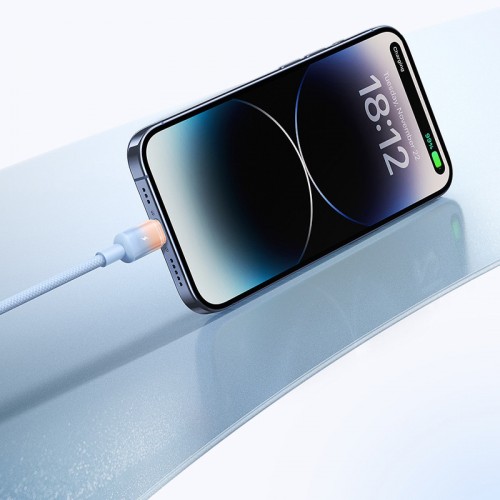Дата кабель Baseus Discolor Series Fast Charging USB to Lightning 2.4A (1m) (P10374900)