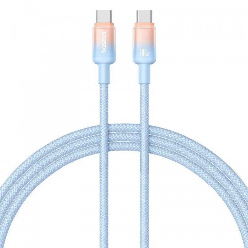 Дата кабель Baseus Discolor Series Fast Charging Type-C to Type-C 100W (1m) (P10374902)