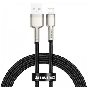 Дата кабель Baseus Cafule Series Metal USB to Lightning 2.4A (2m) (CALJK-B0)