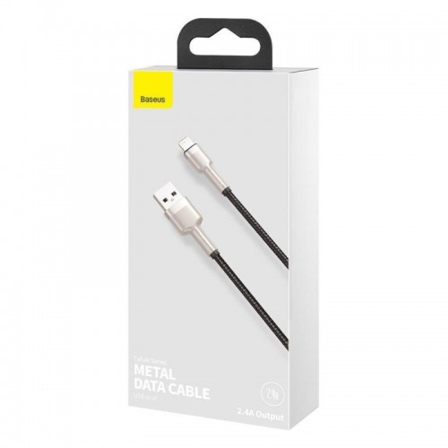 Дата кабель Baseus Cafule Series Metal USB to Lightning 2.4A (2m) (CALJK-B0)