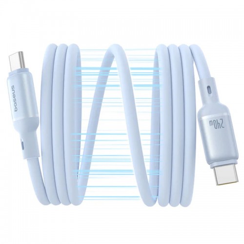 Дата кабель Baseus PicoGo Magnetic Liquid Silicone Type-C to Type-C 240W (1m) (P10376800)