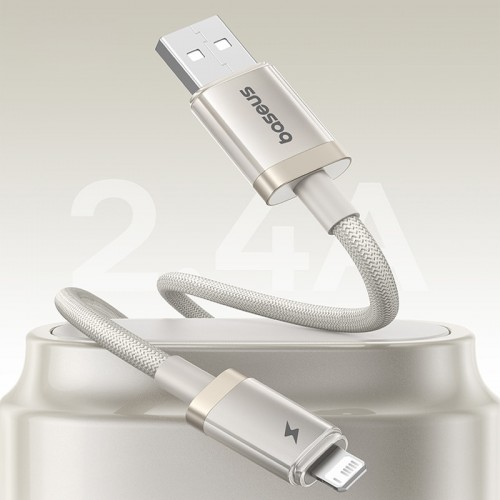 Дата кабель Baseus Titanium Alloy Fast Charging USB to Lightning 2.4A (1m) (P10378102)
