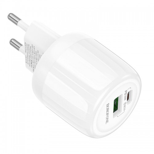 СЗУ Borofone BA93A Lustrous PD20W+QC3.0 (1USB-A/1C)