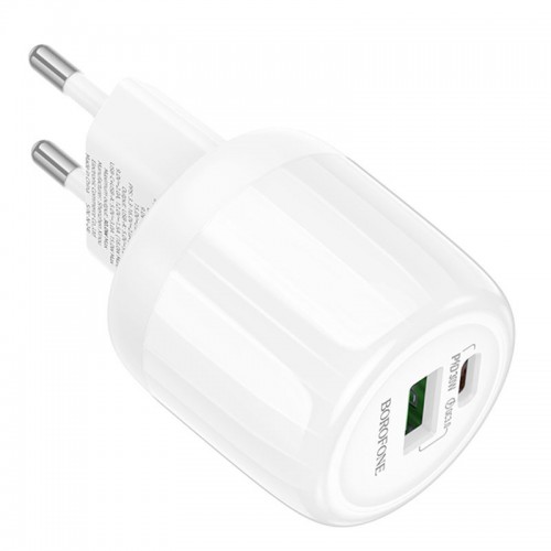 СЗУ Borofone BA94A Lustrous PD30W+QC3.0 (1USB-A/1C)