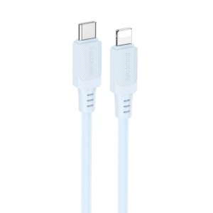 Дата кабель Borofone BX115 Lotto Type-C to Lightning 27W (1m)