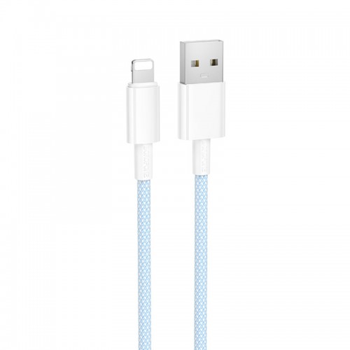 Дата кабель Borofone BX117 Source USB to Lightning 2.4A (1m)