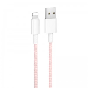 Дата кабель Borofone BX117 Source USB to Lightning 2.4A (1m)
