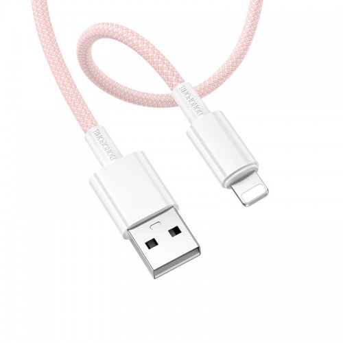 Дата кабель Borofone BX117 Source USB to Lightning 2.4A (1m)