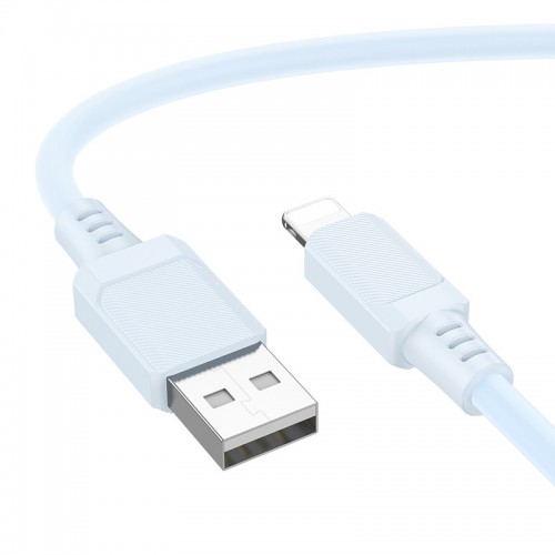 Дата кабель Borofone BX115 Lotto USB to Lightning 2.4A (1m)