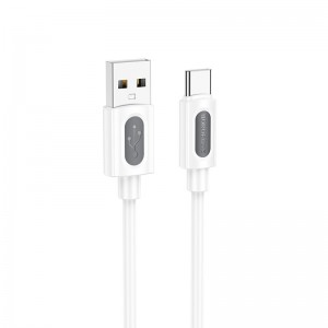 Дата кабель Borofone BX114 Structure USB to Type-C 3A (1m)