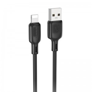Дата кабель Borofone BX113 Lenny USB to Lightning 2.4A (2m)