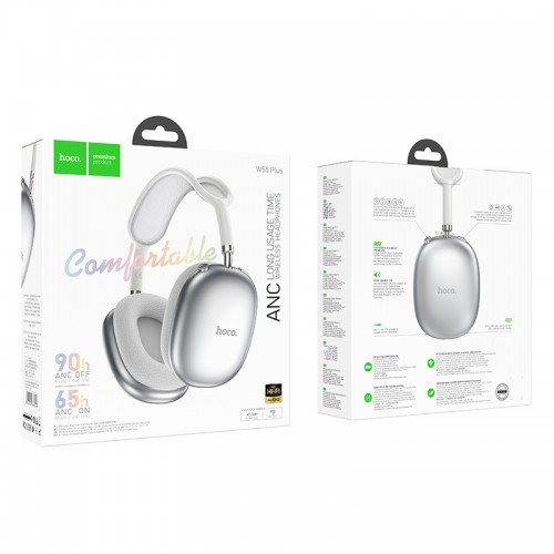 Накладные беспроводные наушники Hoco W55 Plus Happiness ANC noise reduction