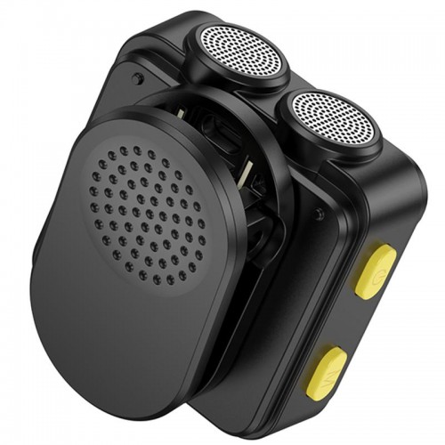 Петличный беспроводной микрофон Hoco L17 Dual-mic magnetic (Lightning/Type-C)