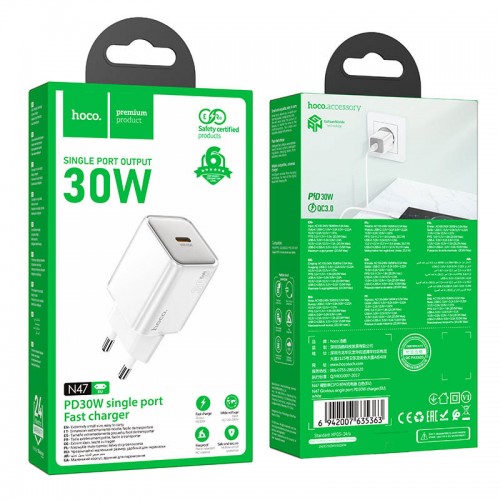 СЗУ Hoco N47 Glorious PD30W (1USB-C)