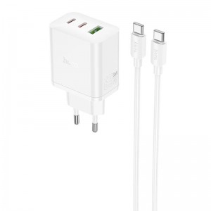 СЗУ Hoco N51 Scenery PD65W (1USB-A/2C) + кабель Type-C to Type-C