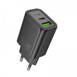 СЗУ Hoco N63 Gentle PD30W+QC3.0 (1USB-A/1C)