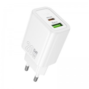 СЗУ Hoco N61 Gentle PD20W+QC3.0 (1USB-A/1C)